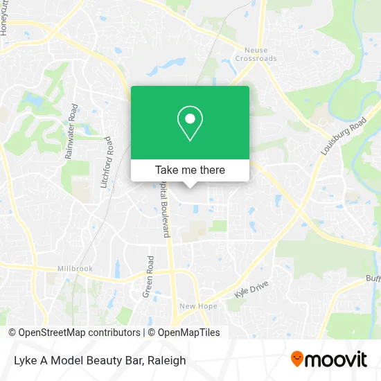 Lyke A Model Beauty Bar map