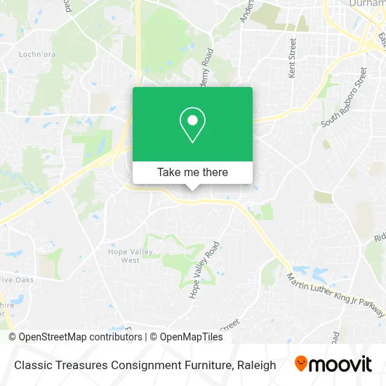 Classic Treasures Consignment Furniture map