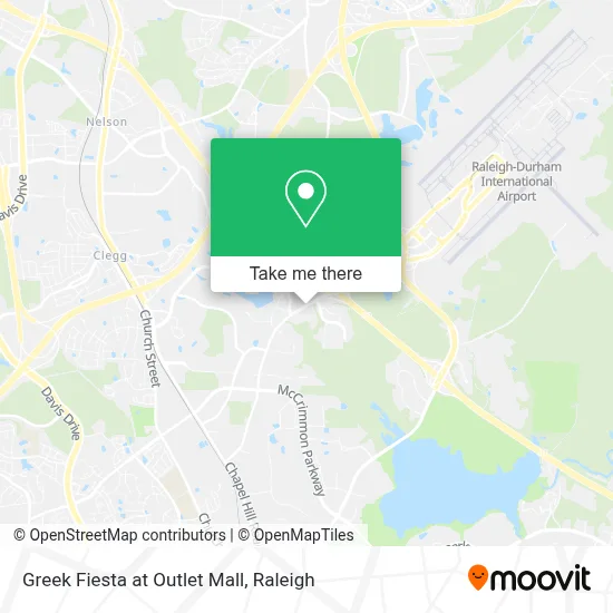 Greek Fiesta at Outlet Mall map