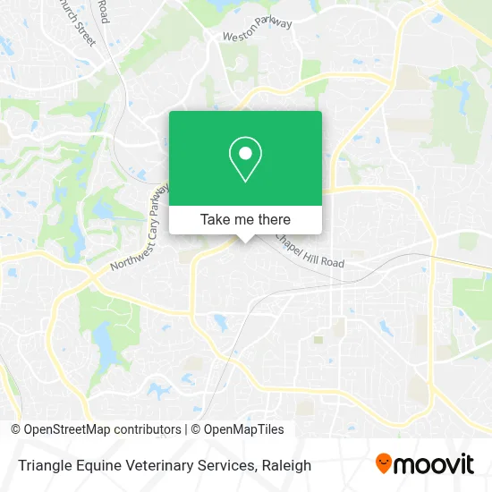 Triangle Equine Veterinary Services map
