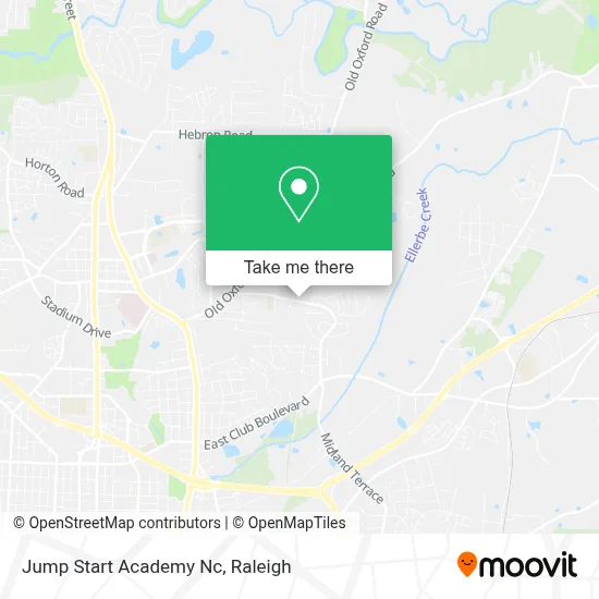 Jump Start Academy Nc map