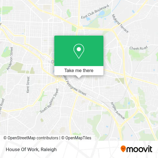 House Of Work map