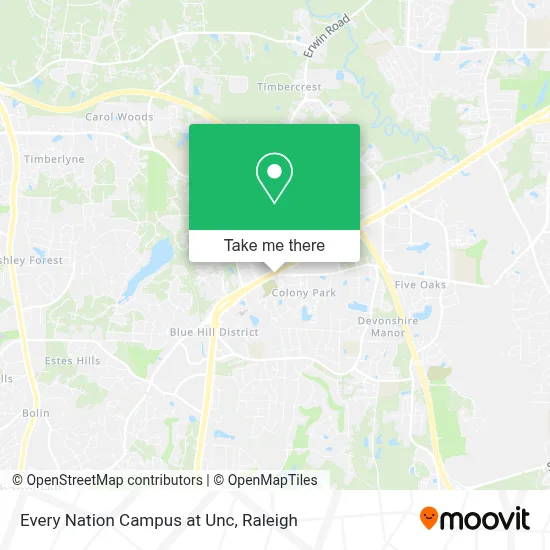 Every Nation Campus at Unc map