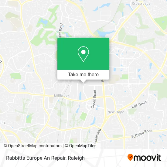 Rabbitts Europe An Repair map