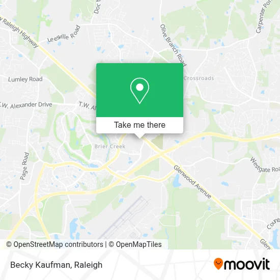 Becky Kaufman map