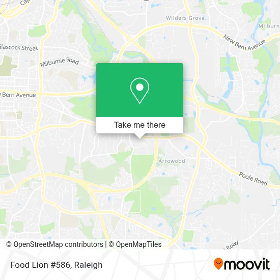 Food Lion #586 map