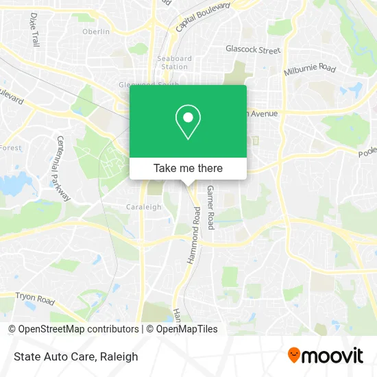 State Auto Care map