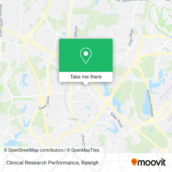 Clinical Research Performance map