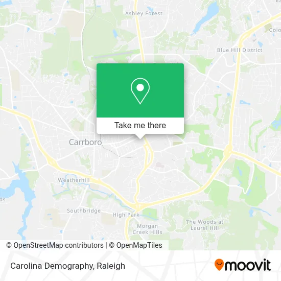 Carolina Demography map