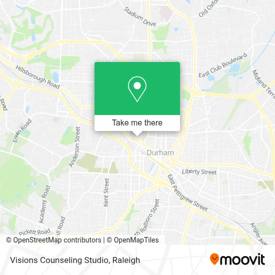 Visions Counseling Studio map