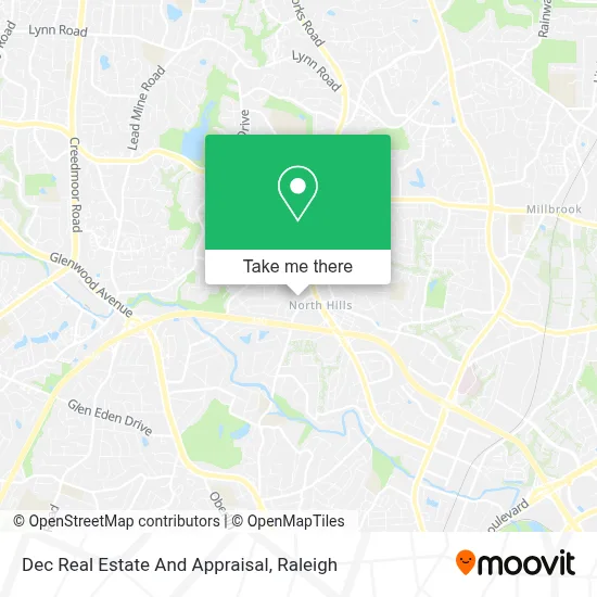Dec Real Estate And Appraisal map