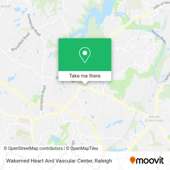 Wakemed Heart And Vascular Center map