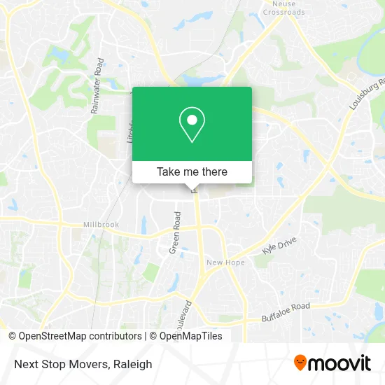 Next Stop Movers map