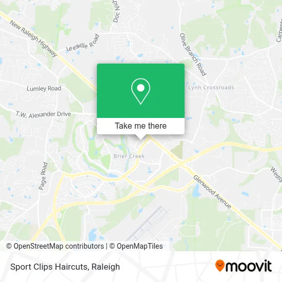 Sport Clips Haircuts map
