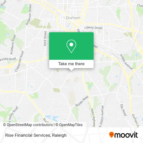 Rise Financial Services map