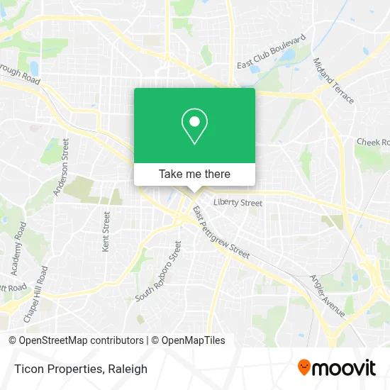 Ticon Properties map