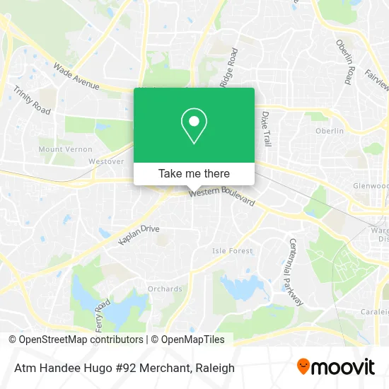 Atm Handee Hugo #92 Merchant map