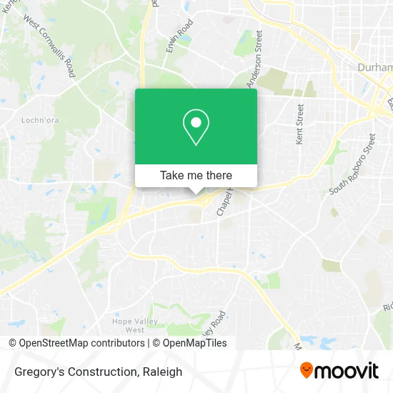Gregory's Construction map