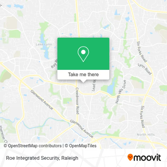 Roe Integrated Security map