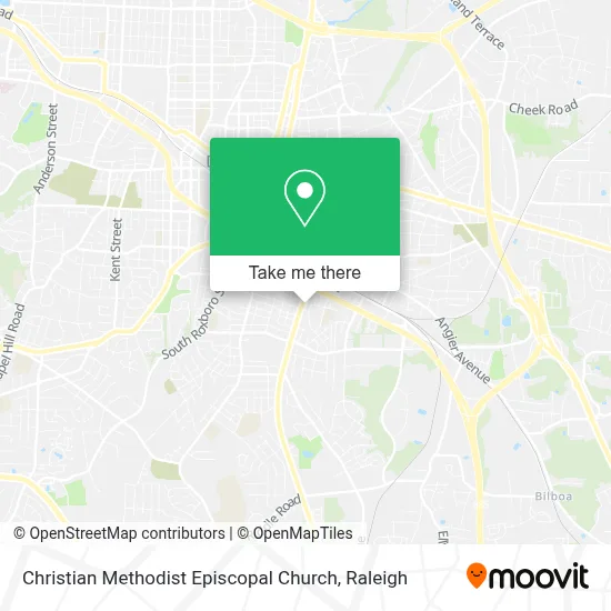 Christian Methodist Episcopal Church map