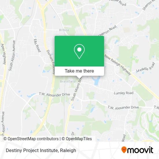 Destiny Project Institute map