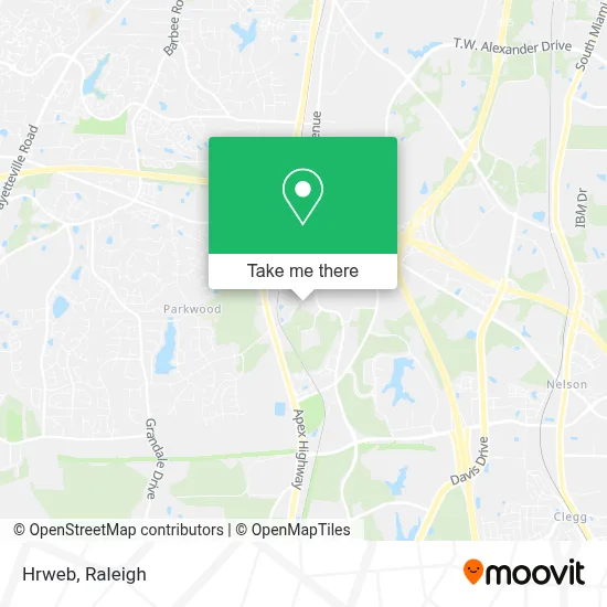 Hrweb map