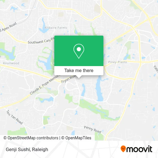 Genji Sushi map