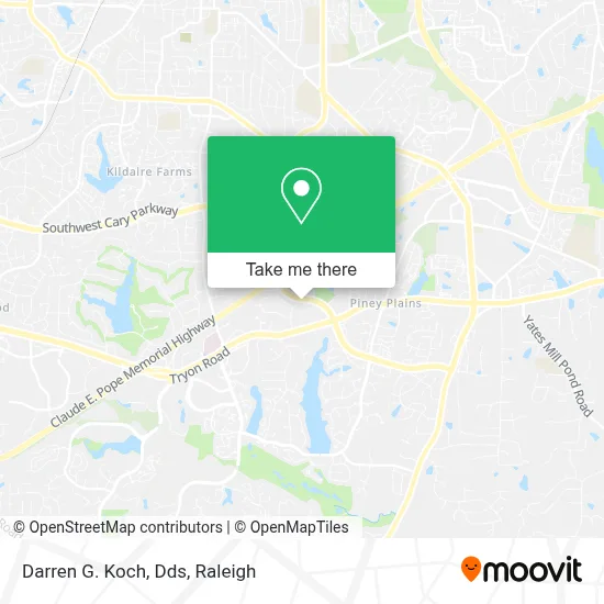Darren G. Koch, Dds map