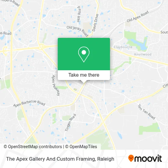 The Apex Gallery And Custom Framing map