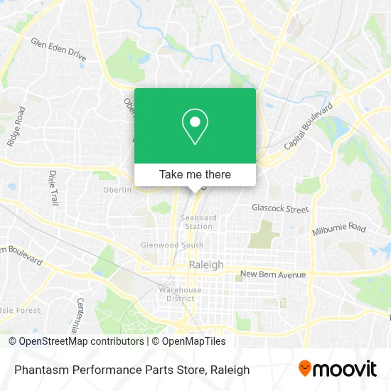 Phantasm Performance Parts Store map