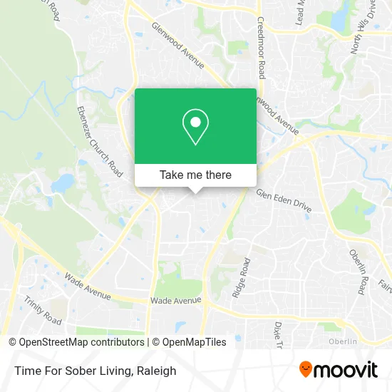 Time For Sober Living map