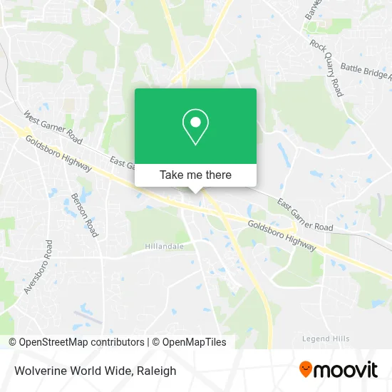 Wolverine World Wide map