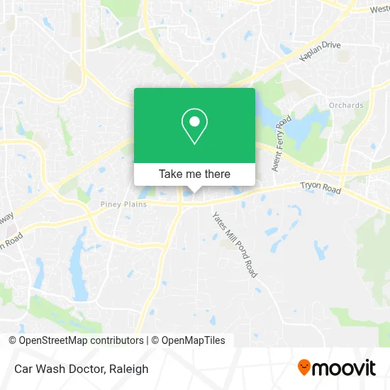Car Wash Doctor map