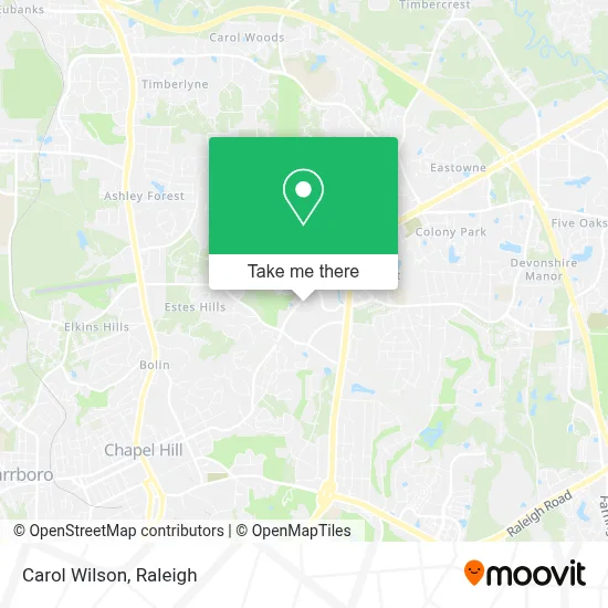 Carol Wilson map