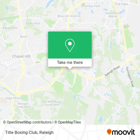 Title Boxing Club map