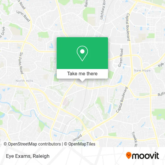 Eye Exams map