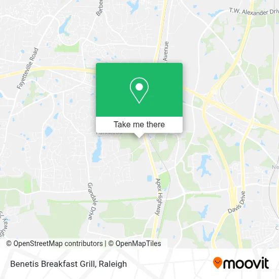 Benetis Breakfast Grill map