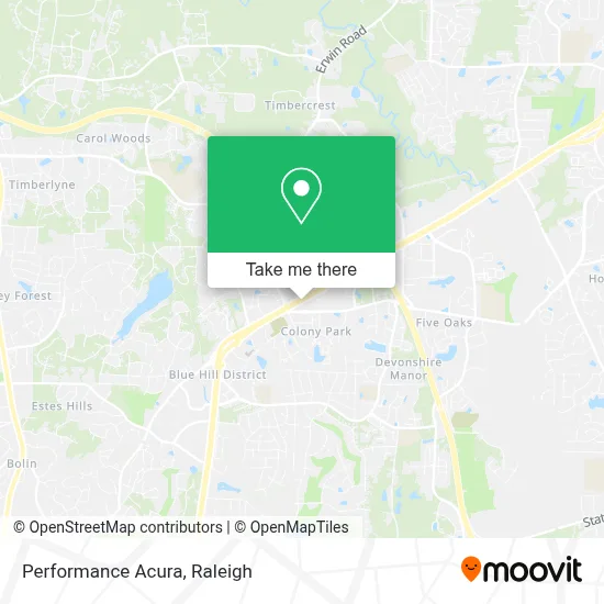 Performance Acura map