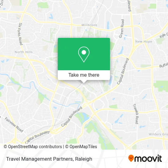 Travel Management Partners map