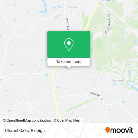 Chapel Oaks map