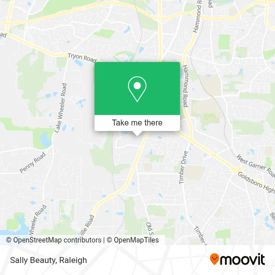Sally Beauty map