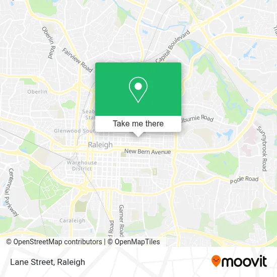Lane Street map