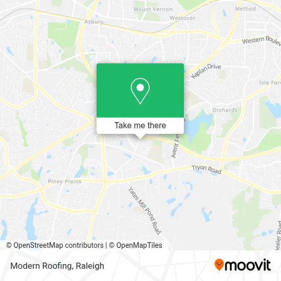 Modern Roofing map