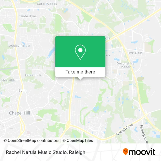 Rachel Narula Music Studio map