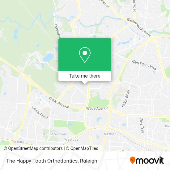 The Happy Tooth Orthodontics map