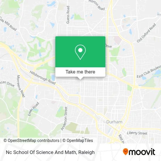Nc School Of Science And Math map