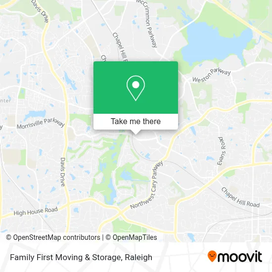 Family First Moving & Storage map