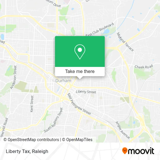 Liberty Tax map