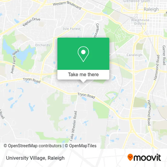 University Village map