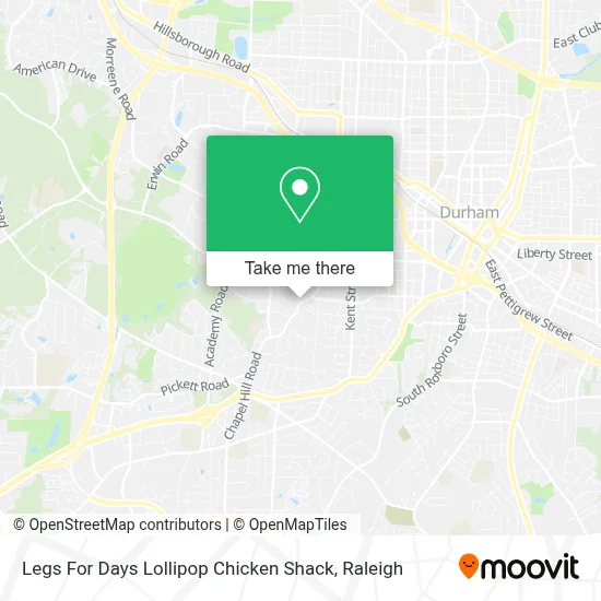 Legs For Days Lollipop Chicken Shack map